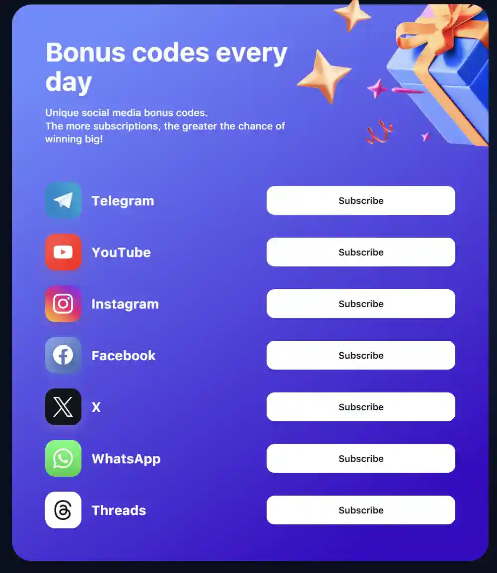 1win voucher codes in Telegram