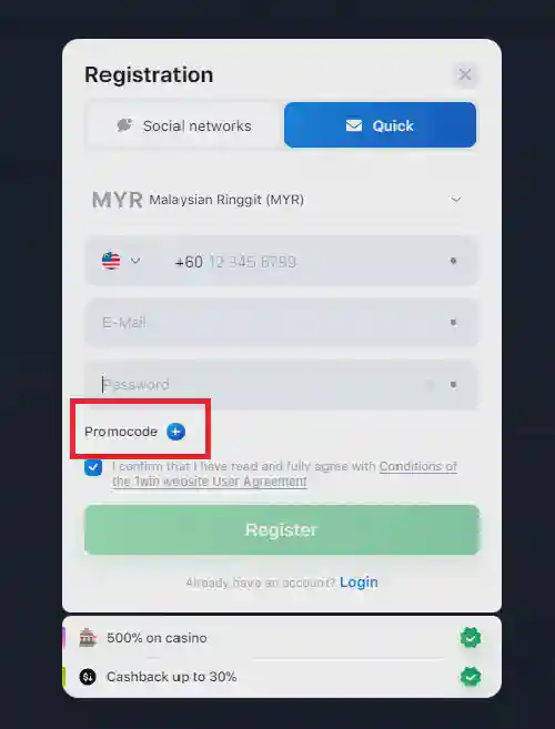 Promo Codes for 1win Malaysia Promo Codes for 1win Malaysia