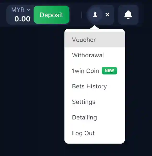 Cashback promo code for the 1win